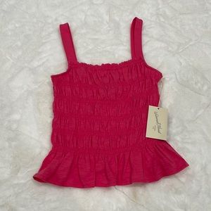 Hot pink summer tank top